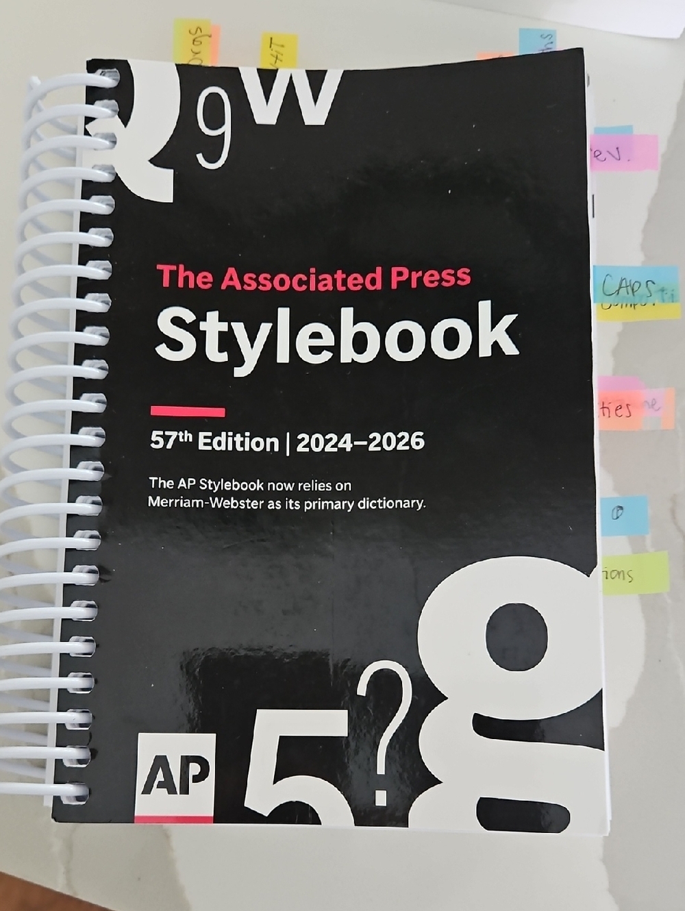 The Associated Press Stylebook 57th Edition 2024-2026 - Black & White Cover